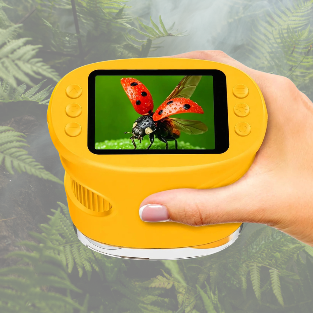 Digitales Kindermikroskop mit Display, 1000-fache Vergrößerung, ab 4 Jahren