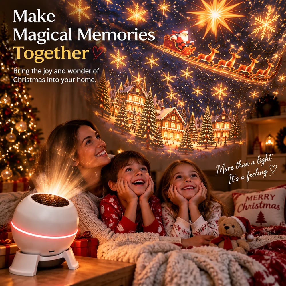 Magisches Weihnachts-Projektionslicht