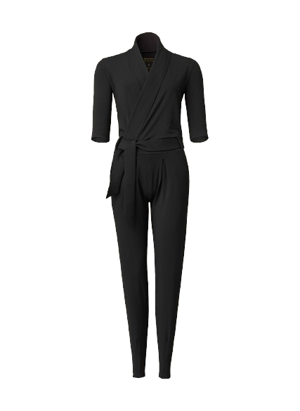 Eleganter Jumpsuit aus blickdichter Bambusviskose