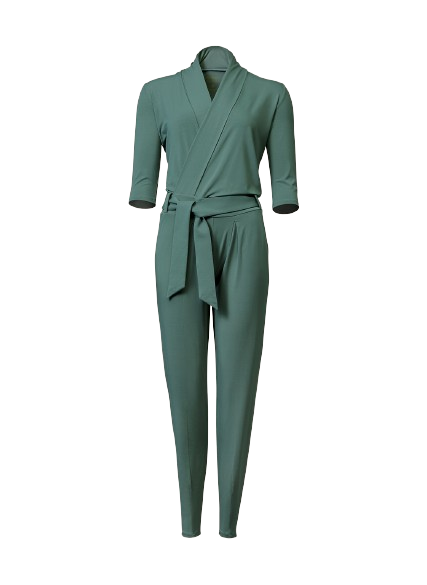 Eleganter Jumpsuit aus blickdichter Bambusviskose