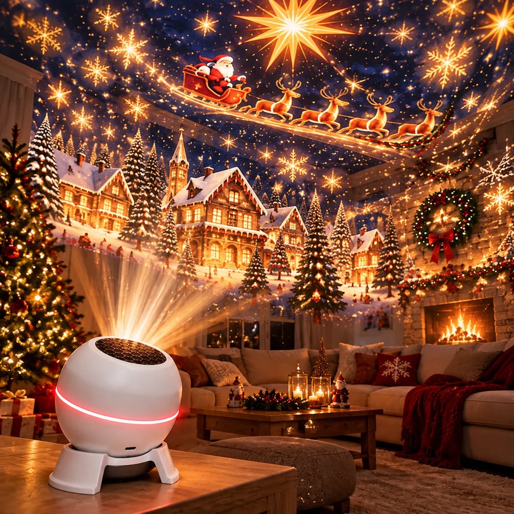 Magisches Weihnachts-Projektionslicht