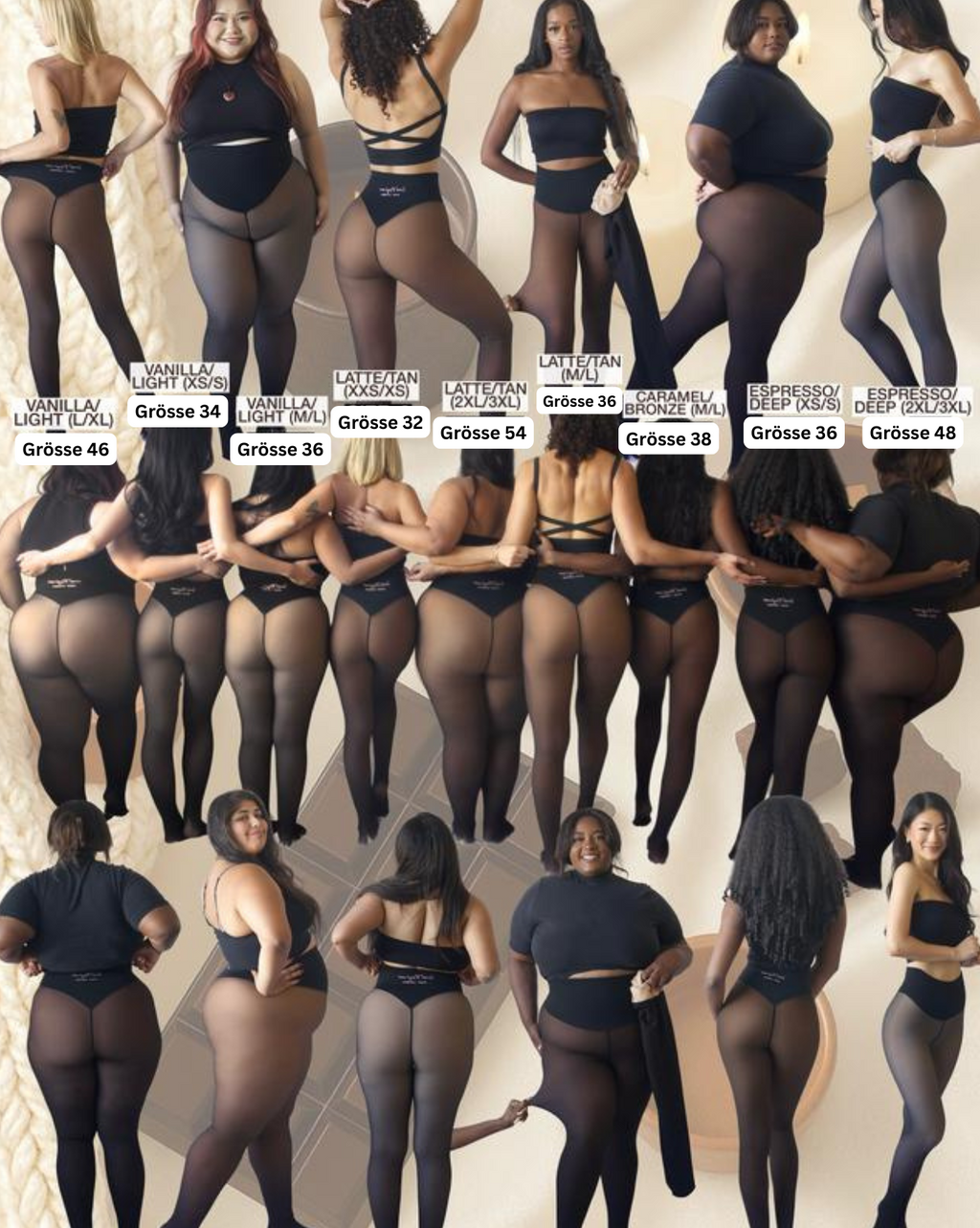 Magic Leggings mit Fleecefutter und Bauch-weg-Kompressionsband
