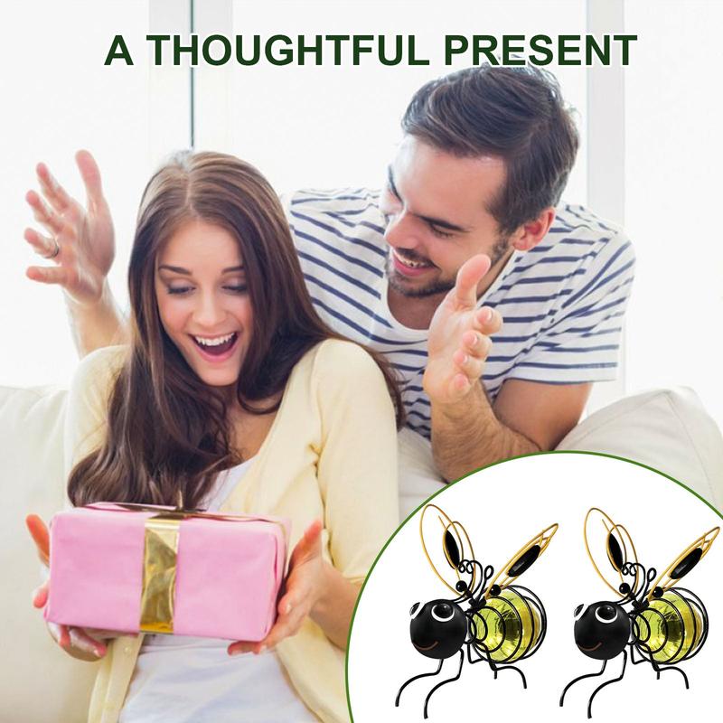🐝💡 Solarbetriebene hängende Autolampe – Biene