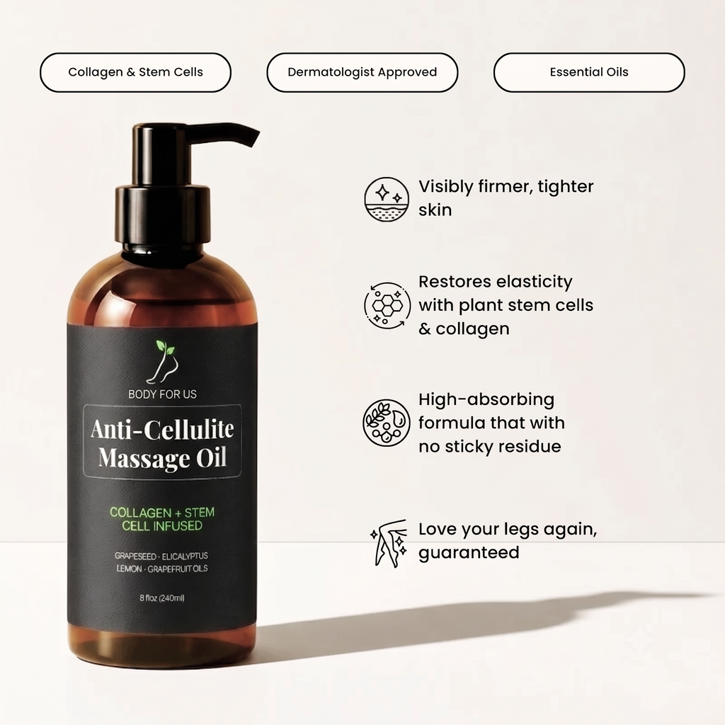 Body For Us Anti-Cellulite Massage Oil