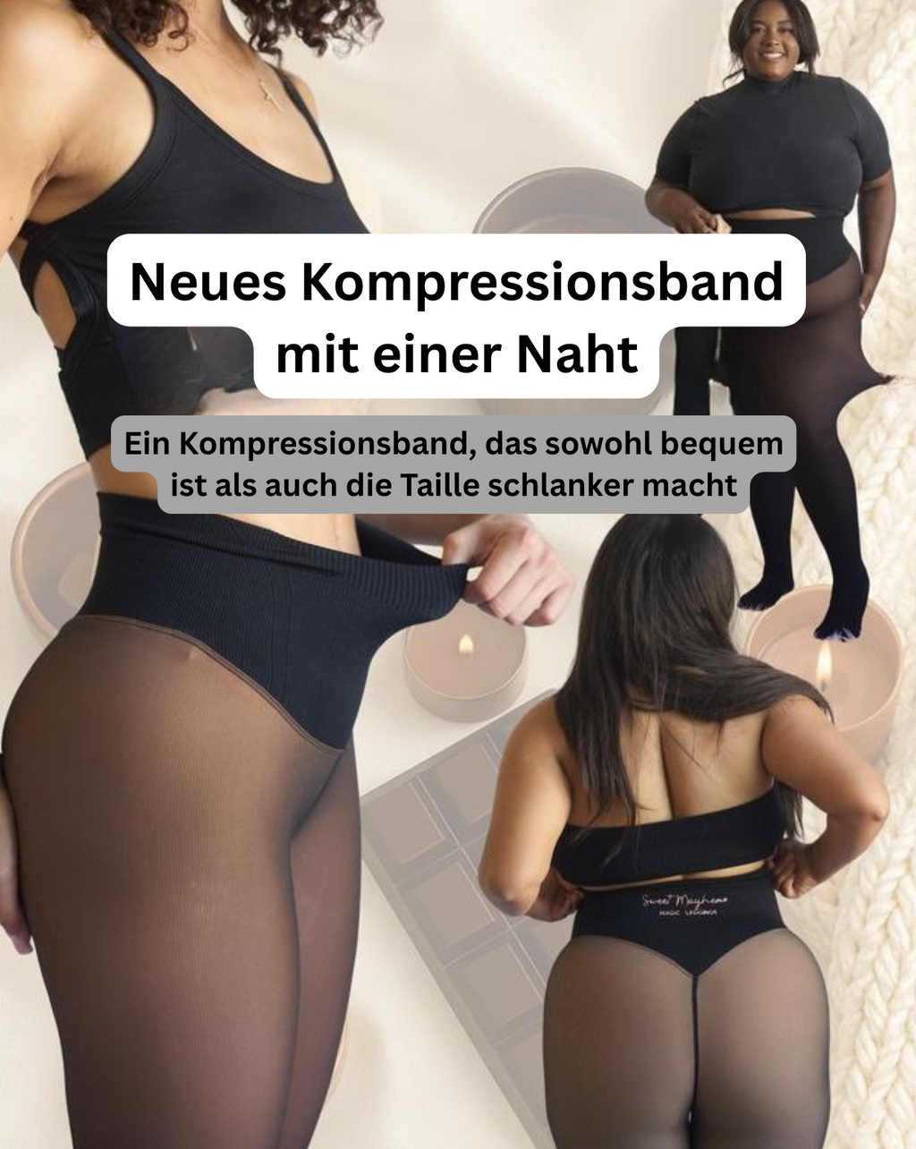 Magic Leggings mit Fleecefutter und Bauch-weg-Kompressionsband