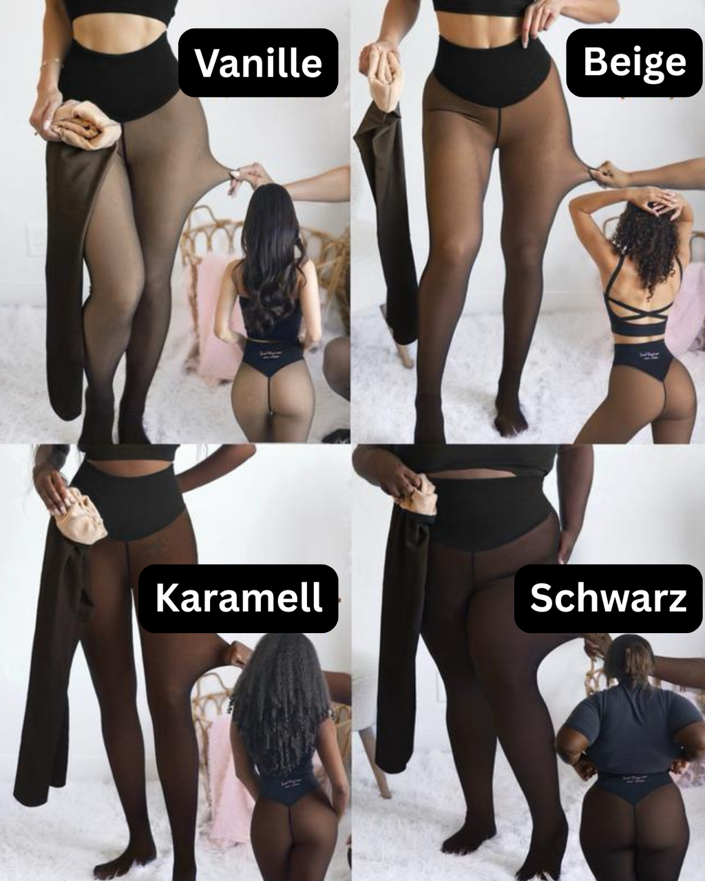 Magic Leggings mit Fleecefutter und Bauch-weg-Kompressionsband