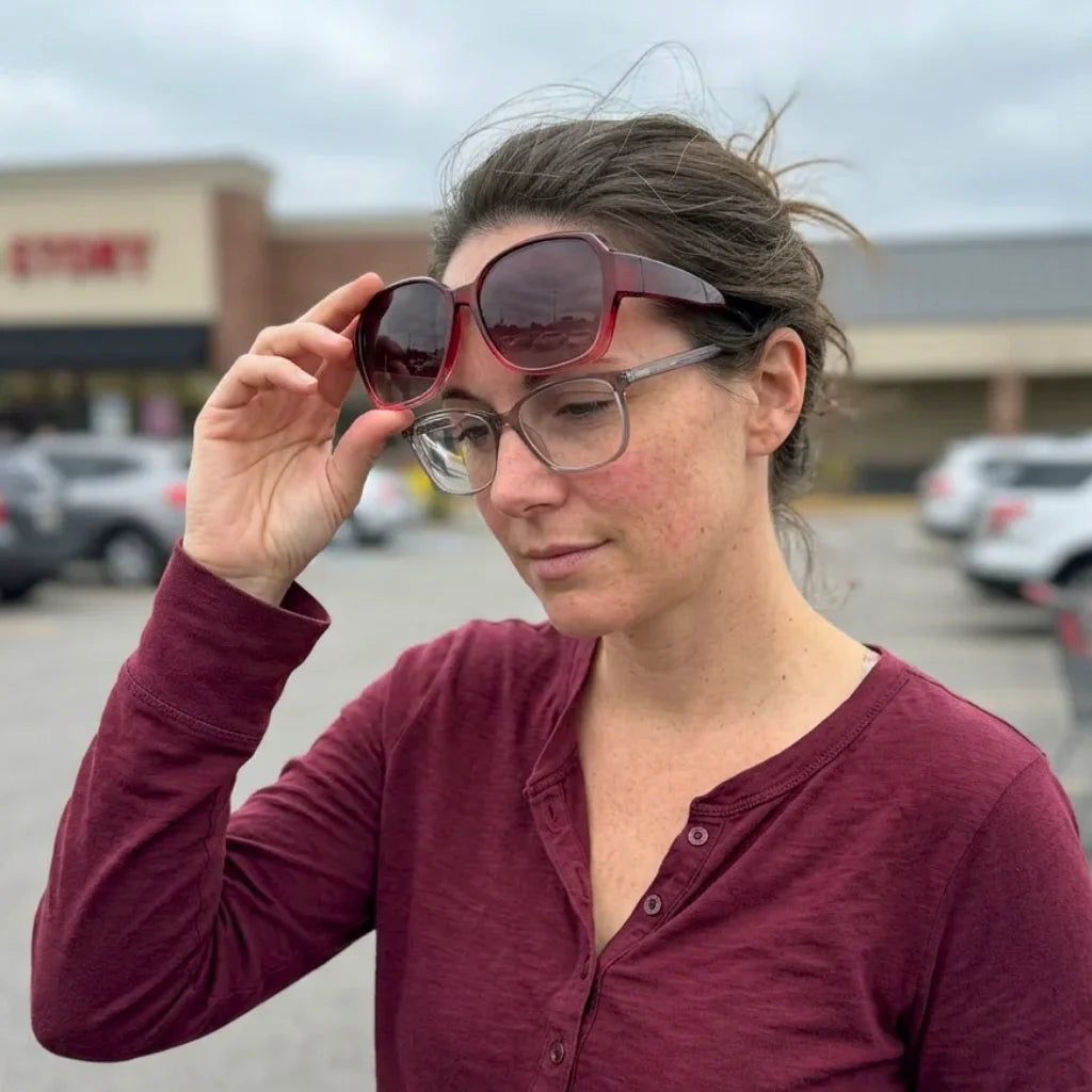 Klassische Überbrille mit Polarisation - Leicht, stylisch, passend für jede Brille