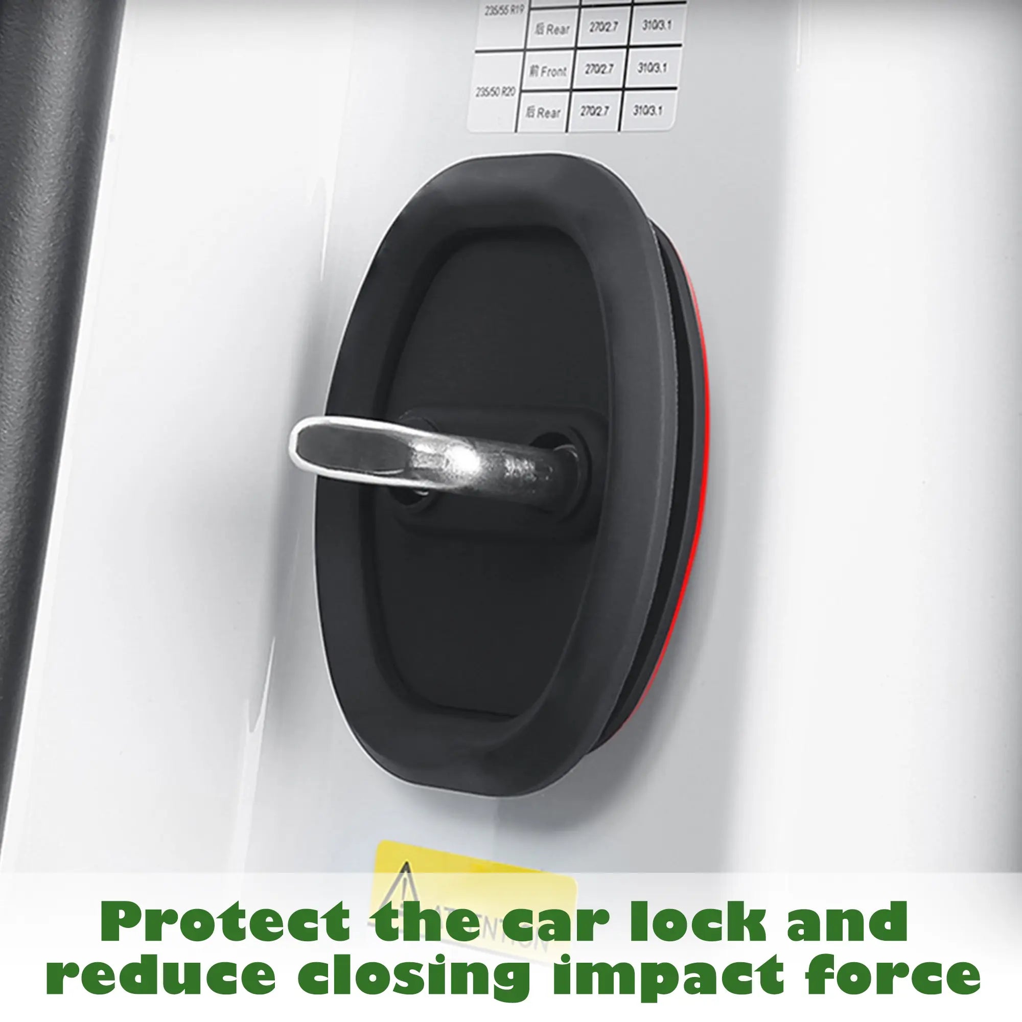 🚗8PCS Car Door Latch Silicone Lock Protector Covers