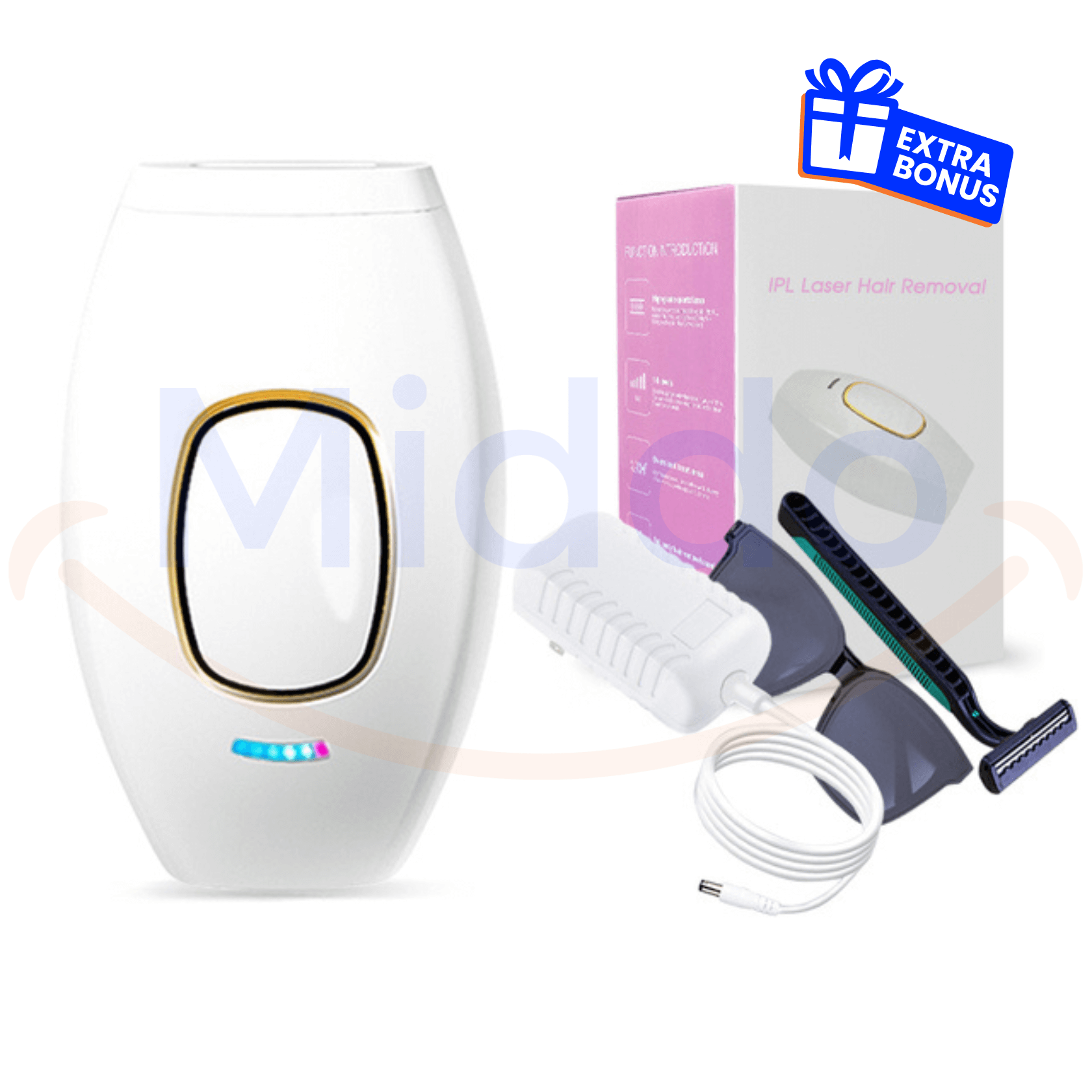 DYLA 3.0™ Premium IPL Schmerzfreie Haarentfernung | Permanente Laserbehandlung