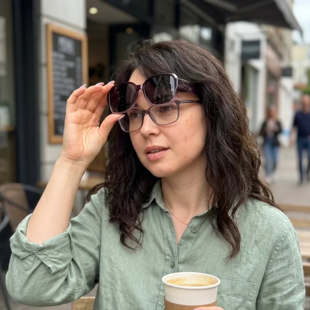Klassische Überbrille mit Polarisation - Leicht, stylisch, passend für jede Brille