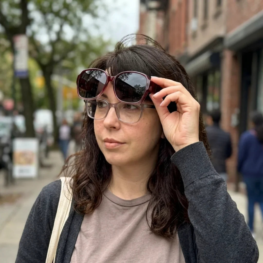 Klassische Überbrille mit Polarisation - Leicht, stylisch, passend für jede Brille