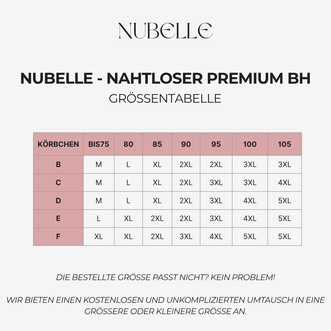 NUBELLE - Nahtloser Premium BH Gratis Bundle