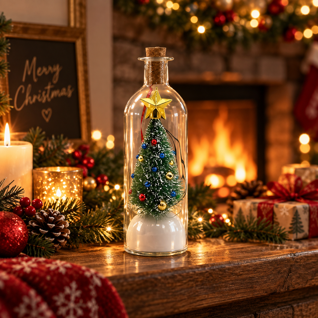 Weihnachtsglas mit Sprachaufnahme | Deine Stimme für immer