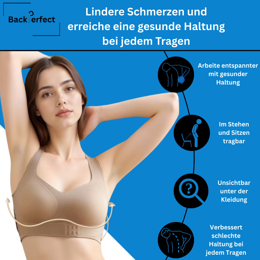 BackPerfect Haltungs-BH – Nahtloser Push-Up BH mit Rückenunterstützung