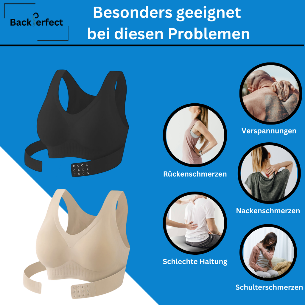 BackPerfect Haltungs-BH – Nahtloser Push-Up BH mit Rückenunterstützung