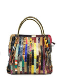 Bunte Damen-Handtasche im Western-Stil