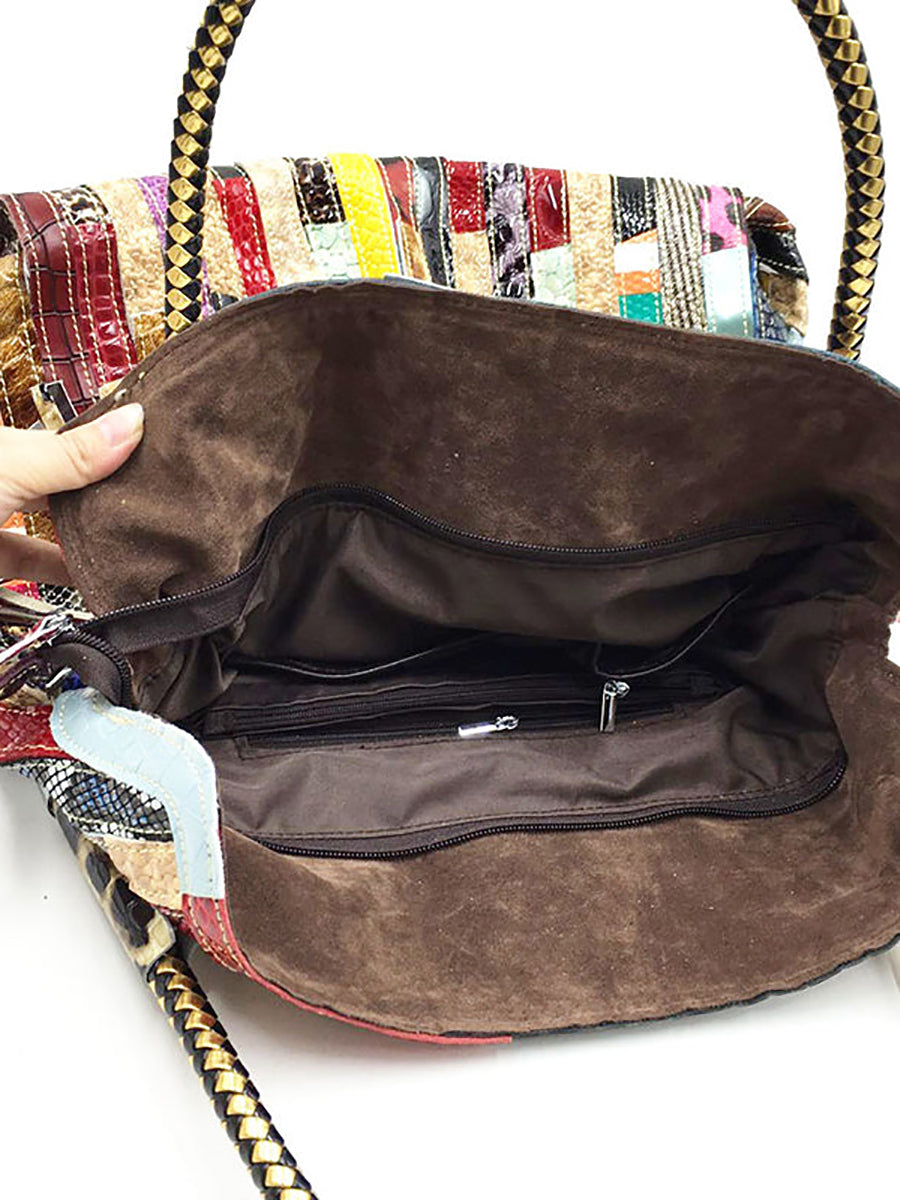 Bunte Damen-Handtasche im Western-Stil