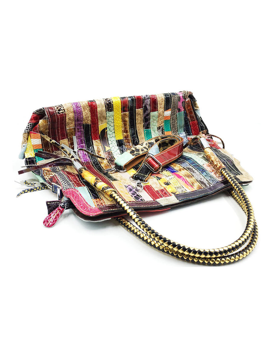 Bunte Damen-Handtasche im Western-Stil