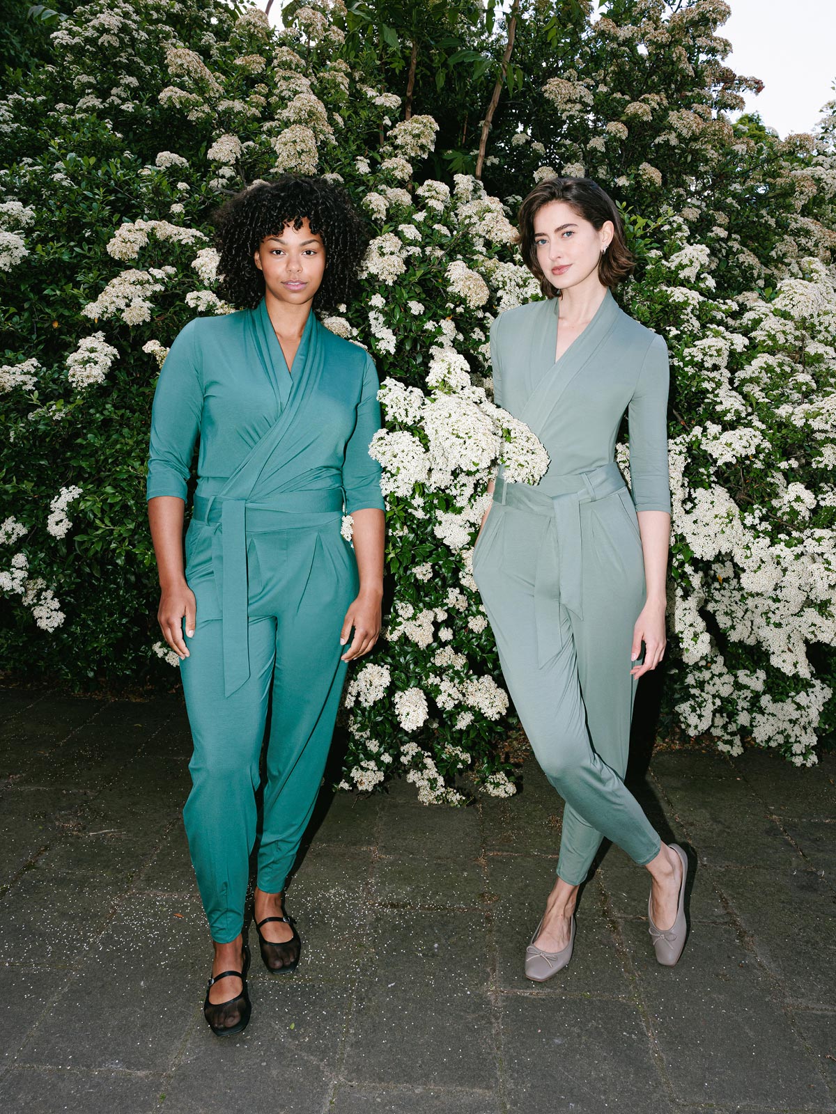 Eleganter Jumpsuit aus blickdichter Bambusviskose