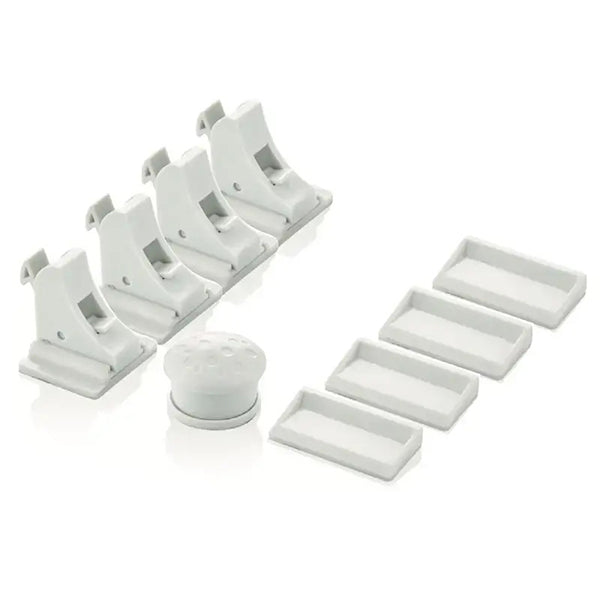 MagClasp Magnetische Schranksicherung für Kinder, 4er-Set mit Magnetschlüssel