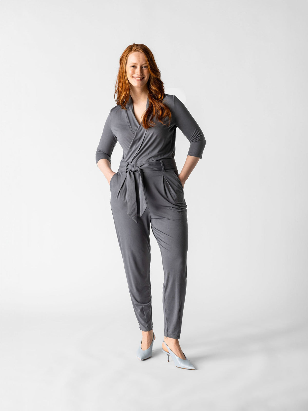 Eleganter Jumpsuit aus blickdichter Bambusviskose