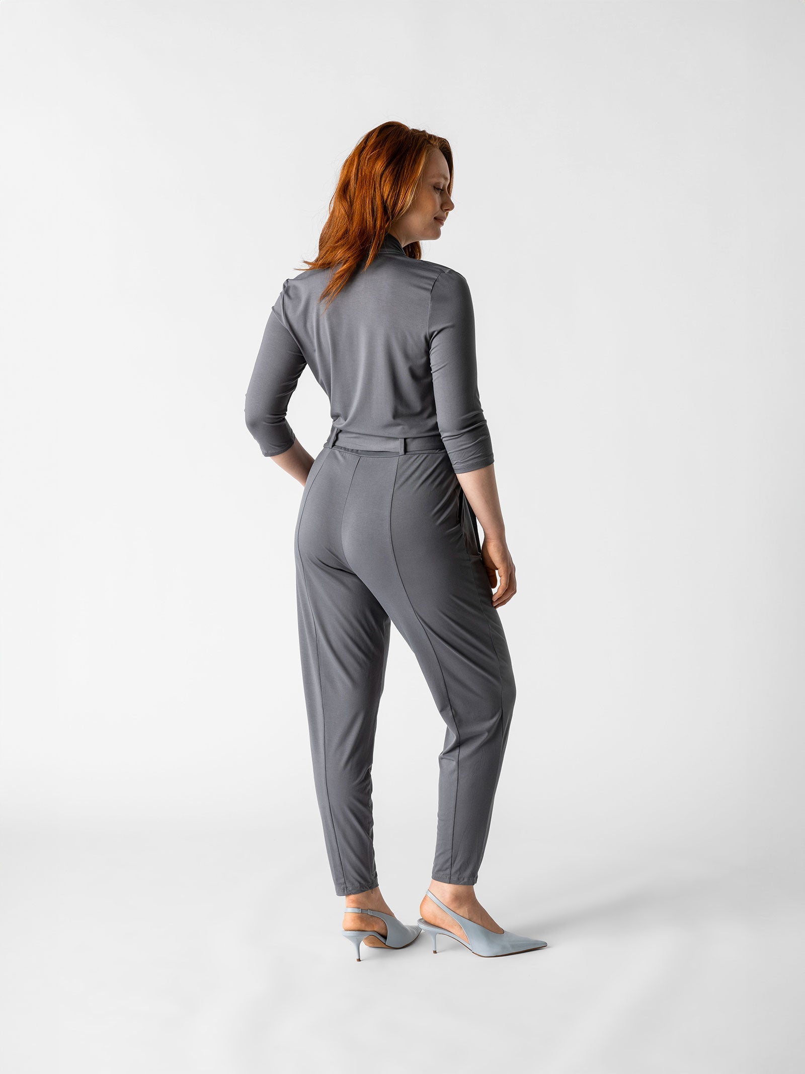Eleganter Jumpsuit aus blickdichter Bambusviskose