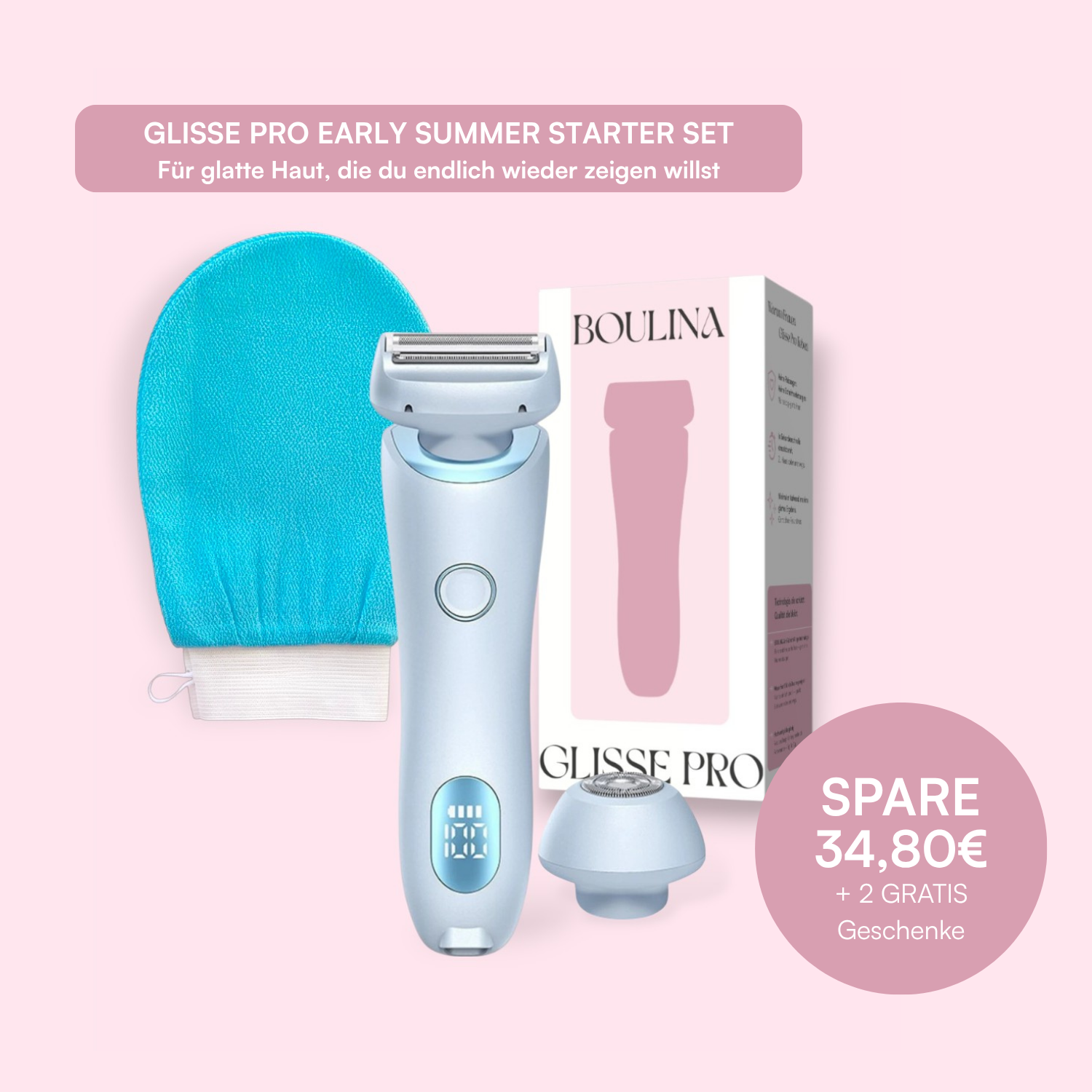 Glisse Pro Premium Damenrasierer