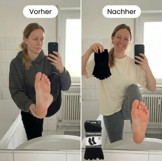 Zehensocken gegen Blasen – Trockene Füße den ganzen Tag