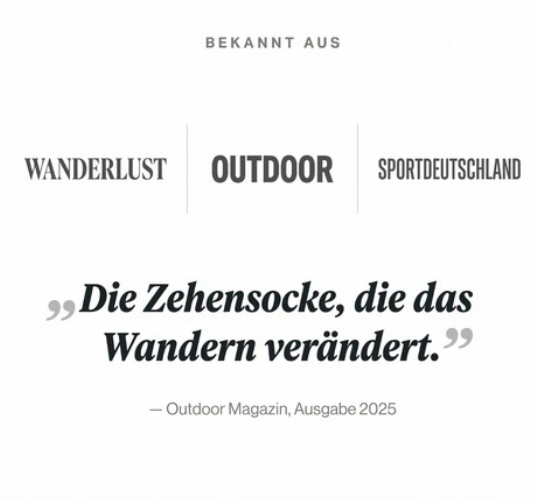 Zehensocken gegen Blasen – Trockene Füße den ganzen Tag