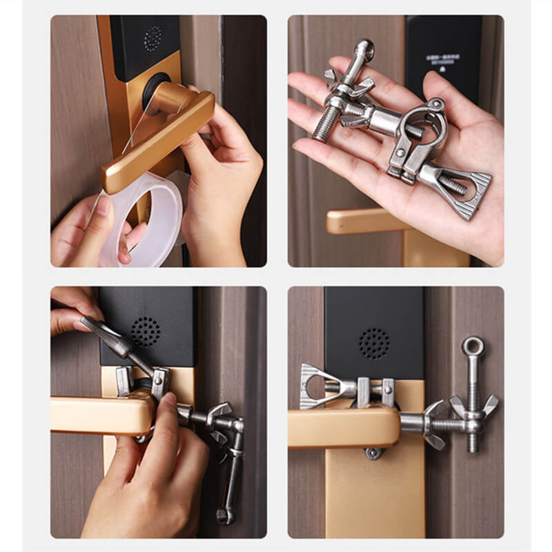 SafeLock™ | Tragbares Türschloss – Extra Sicherheit für Zuhause, Hotels und unterwegs