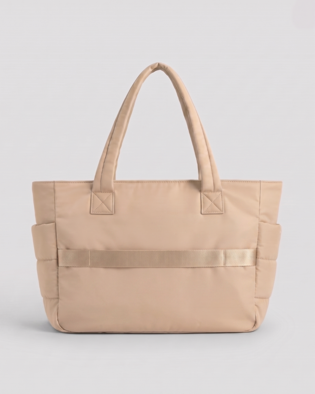 Gesteppte Puffer-Tasche mit Laptopfach bis 15,6 Zoll, wasserabweisend