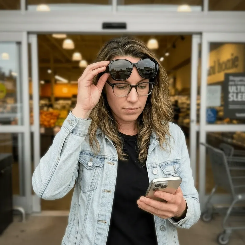 Klassische Überbrille mit Polarisation - Leicht, stylisch, passend für jede Brille