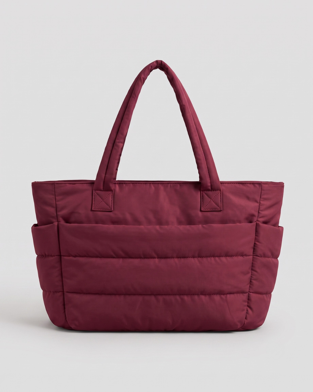 Gesteppte Puffer-Tasche mit Laptopfach bis 15,6 Zoll, wasserabweisend