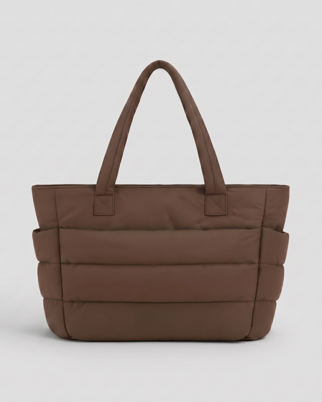 Gesteppte Puffer-Tasche mit Laptopfach bis 15,6 Zoll, wasserabweisend