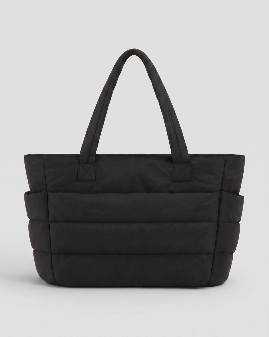 Gesteppte Puffer-Tasche mit Laptopfach bis 15,6 Zoll, wasserabweisend