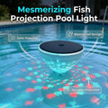 🐟✨ Solarbetriebenes Schwimmlicht mit magischer Fischprojektion 🌊💡