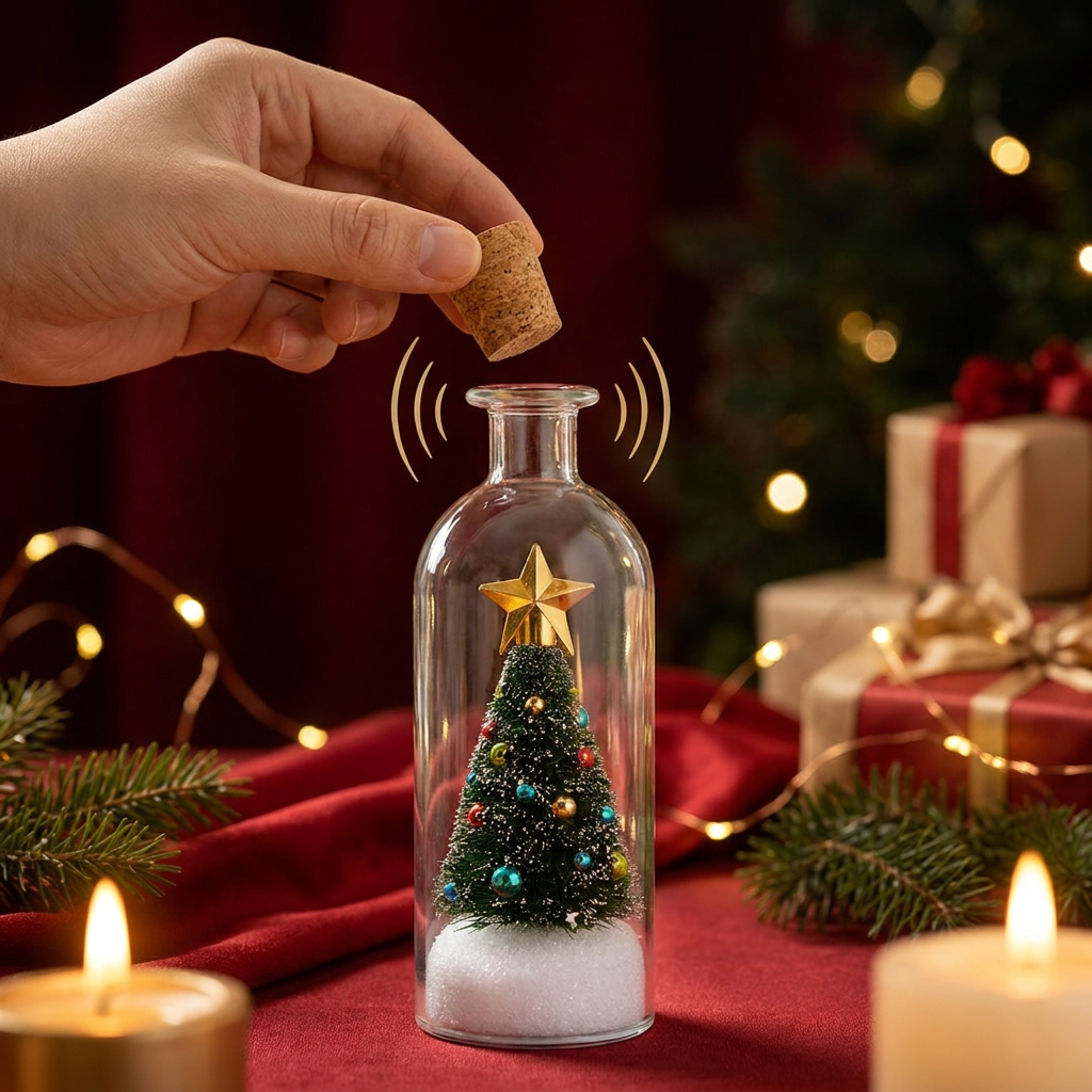 Weihnachtsglas mit Sprachaufnahme | Deine Stimme für immer