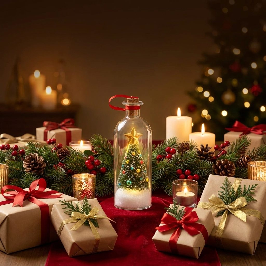 Weihnachtsglas mit Sprachaufnahme | Deine Stimme für immer