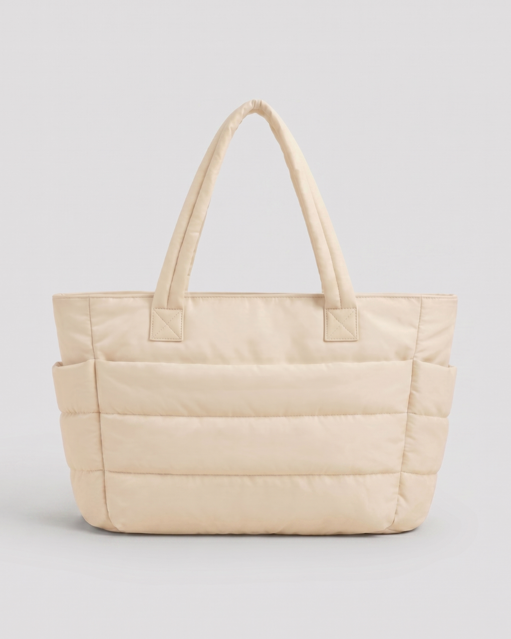 Gesteppte Puffer-Tasche mit Laptopfach bis 15,6 Zoll, wasserabweisend