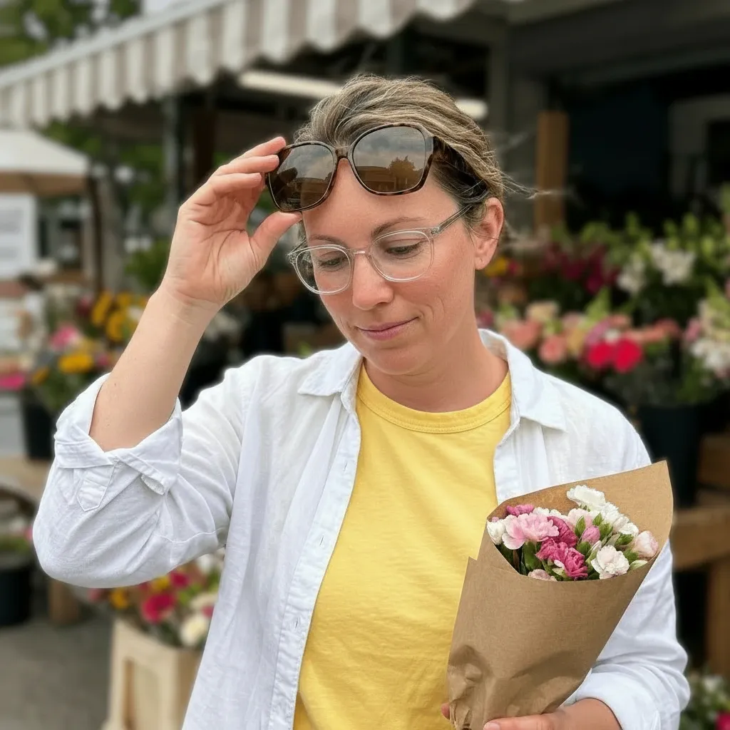 Klassische Überbrille mit Polarisation - Leicht, stylisch, passend für jede Brille