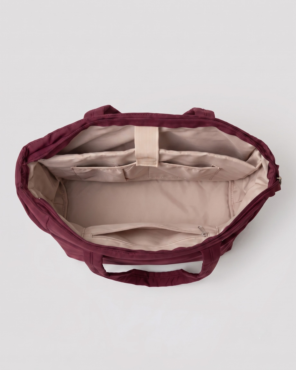 Gesteppte Puffer-Tasche mit Laptopfach bis 15,6 Zoll, wasserabweisend