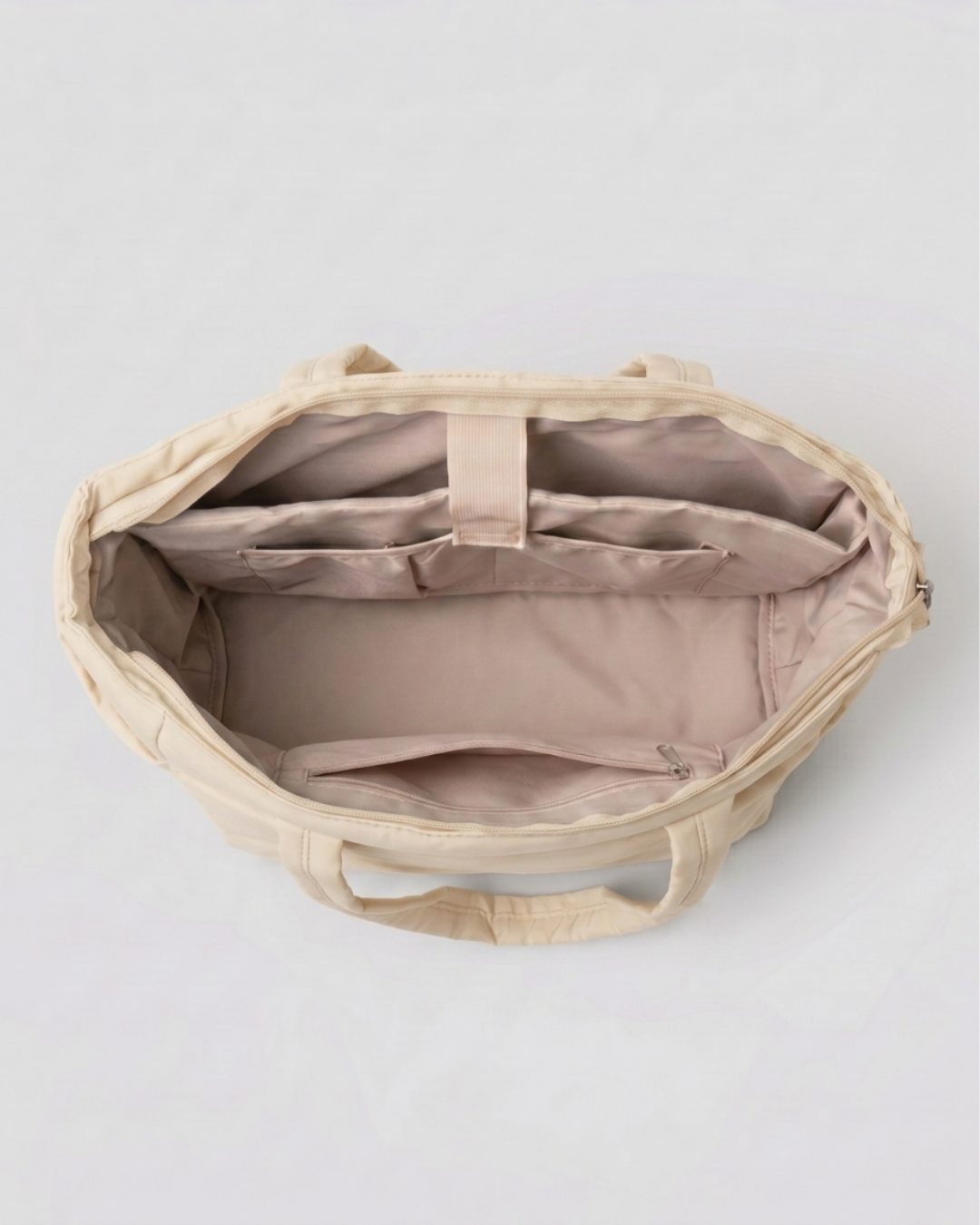 Gesteppte Puffer-Tasche mit Laptopfach bis 15,6 Zoll, wasserabweisend
