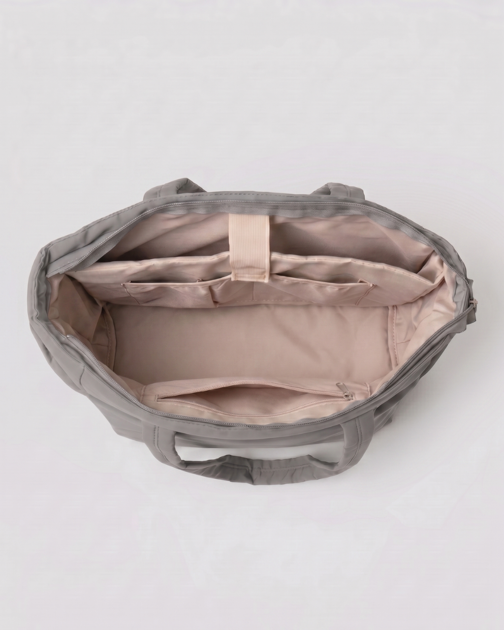 Gesteppte Puffer-Tasche mit Laptopfach bis 15,6 Zoll, wasserabweisend