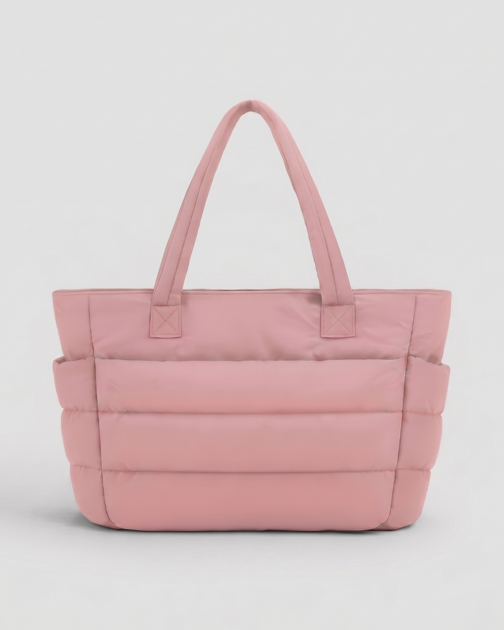 Gesteppte Puffer-Tasche mit Laptopfach bis 15,6 Zoll, wasserabweisend