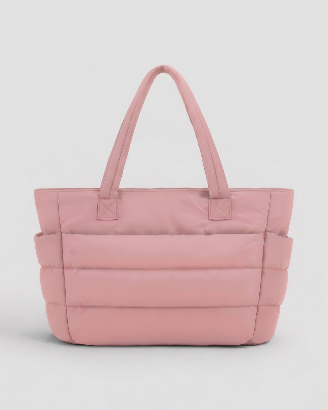 Gesteppte Puffer-Tasche mit Laptopfach bis 15,6 Zoll, wasserabweisend