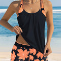 Zweiteiliges Badeanzug-Set mit Tankini und Shorts für Damen