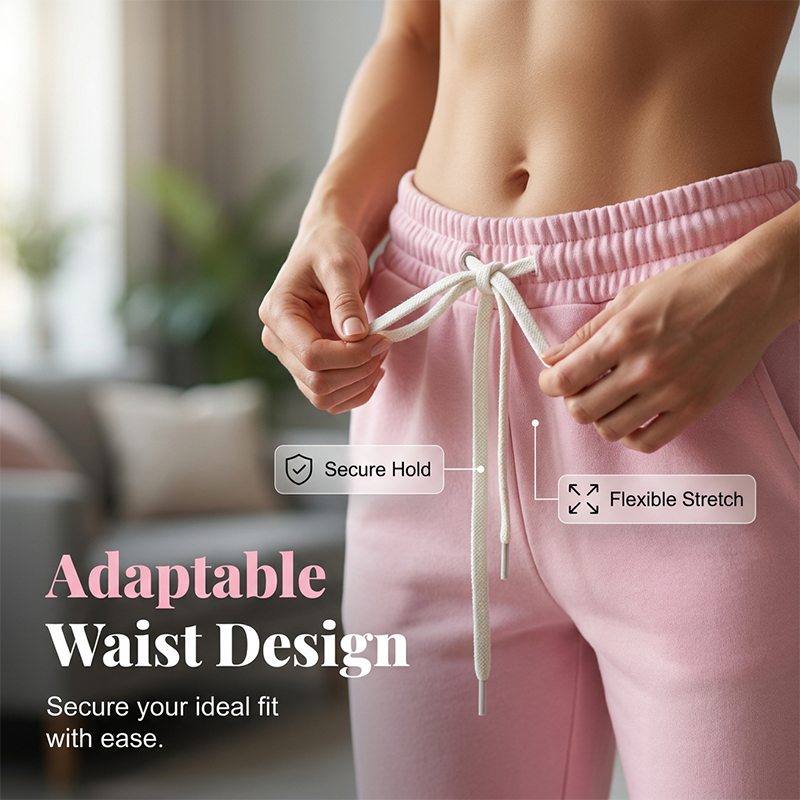 Lässiges Set aus kurzärmeligem Oberteil und Hose für Damen
