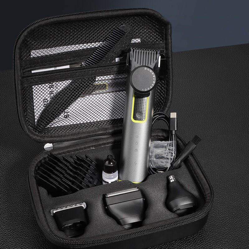 ✂️4‑in‑1 Elektrisches Haarschneideset 💈 Praktischer Multitrimmer für Haare, Bart & Körperpflege