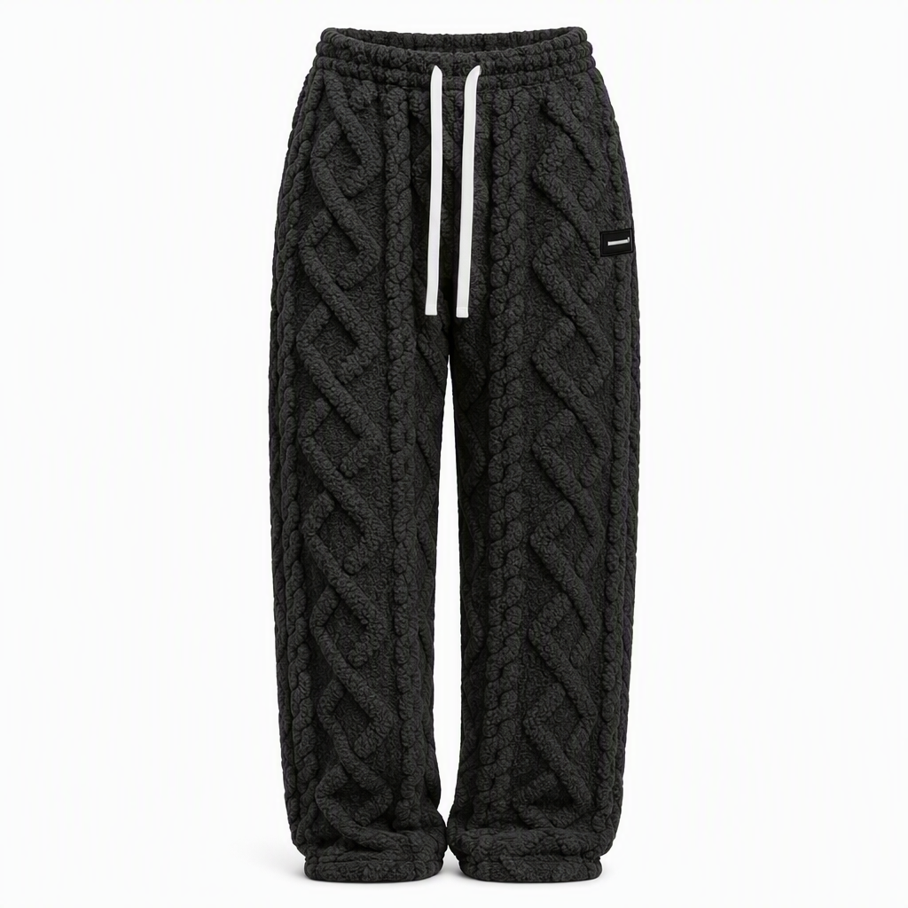 Warme Damen-Loungehose mit Flanellfutter