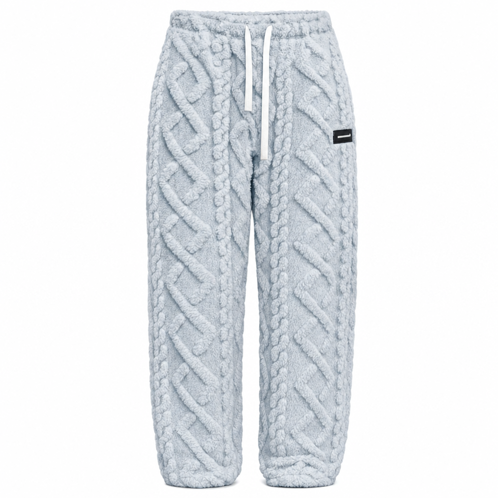 Warme Damen-Loungehose mit Flanellfutter